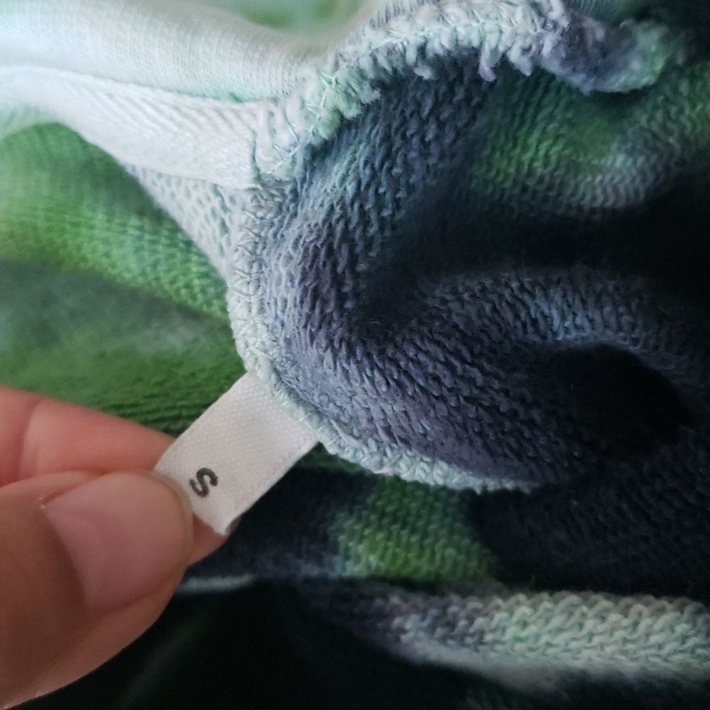 Ami Alexandre Mattiussi Ami Paris Green Tie Dye Edgy Casual Streetwear Small - Picture 3 of 10